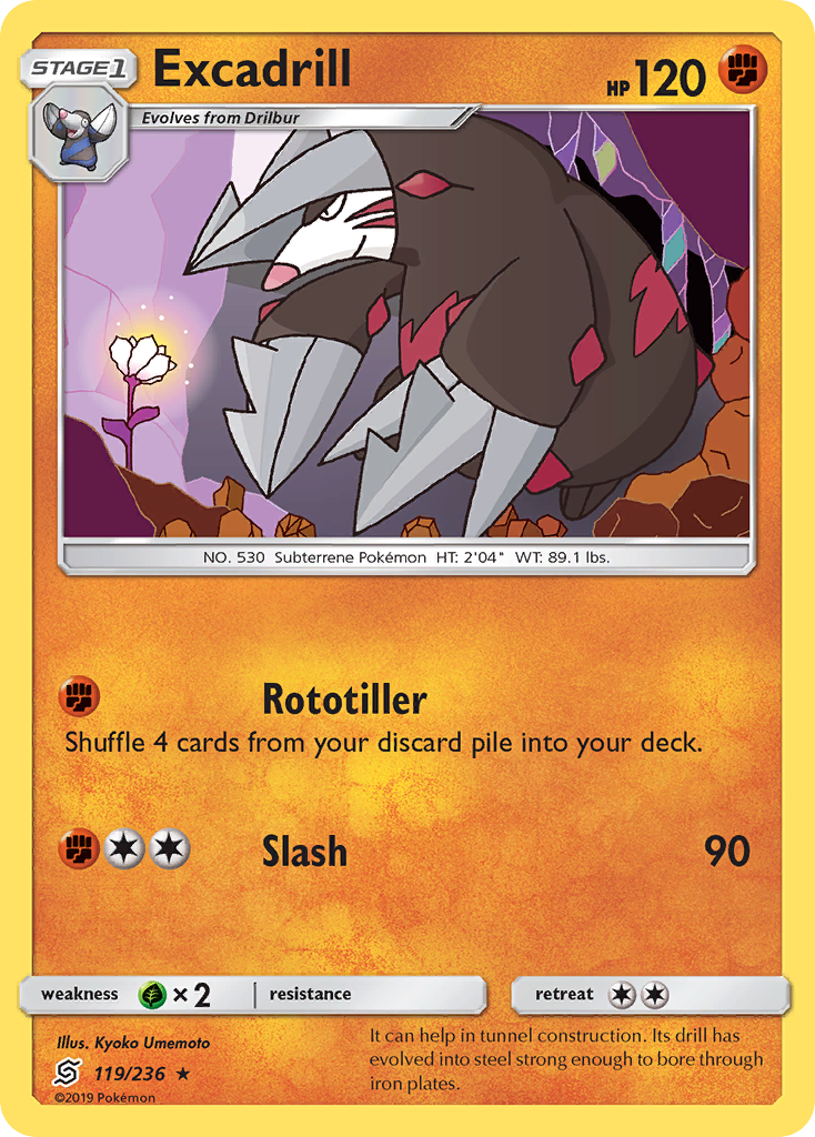 Excadrill (119/236) [Sun & Moon: Unified Minds] | Silver Goblin