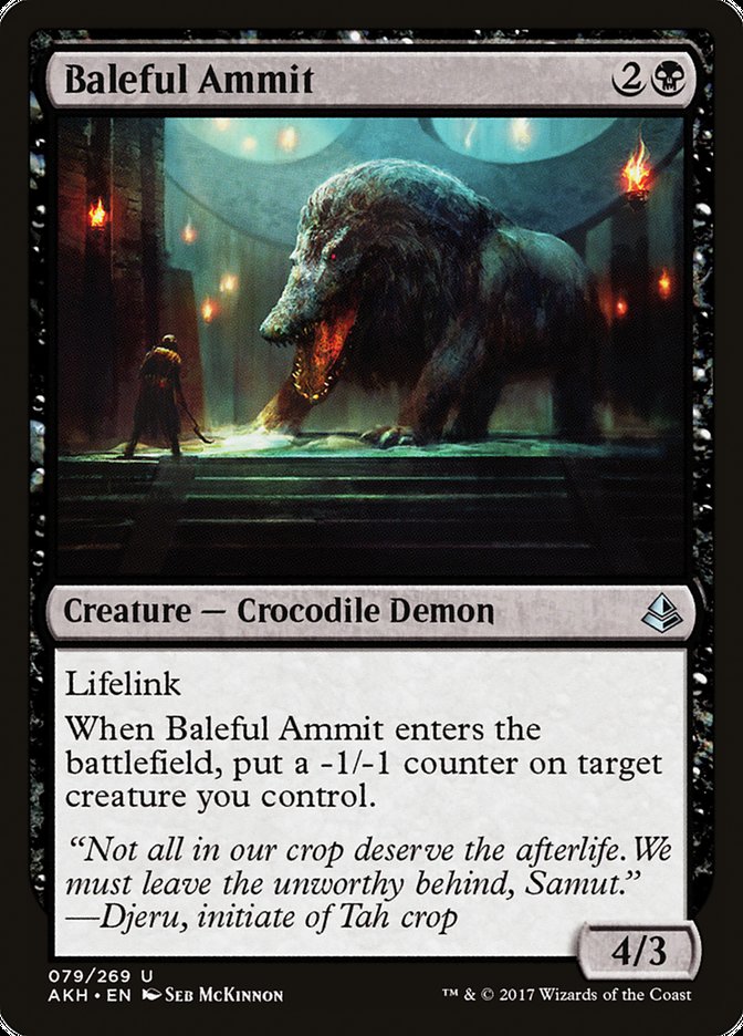 Baleful Ammit [Amonkhet] | Silver Goblin