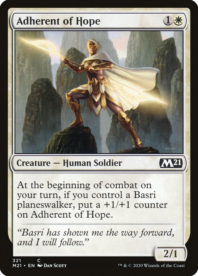 Adherent of Hope [Core Set 2021] | Silver Goblin