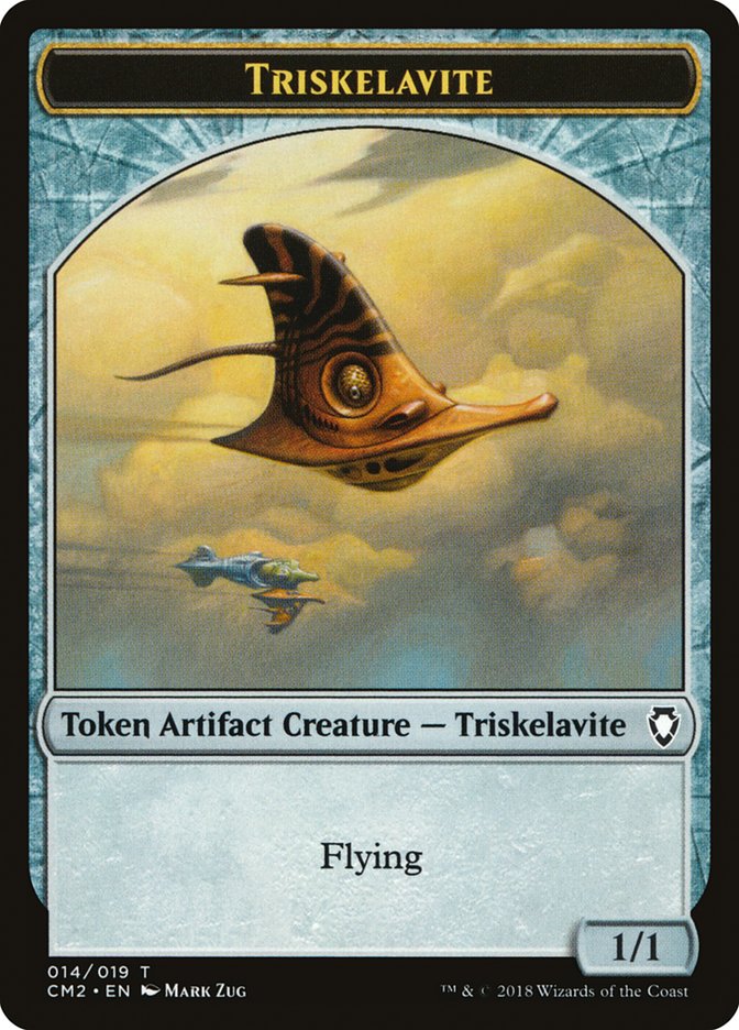 Triskelavite Token [Commander Anthology Volume II Tokens] | Silver Goblin