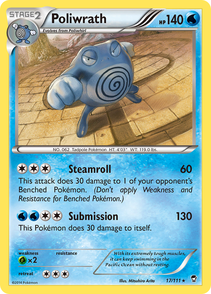 Poliwrath (17/111) [XY: Furious Fists] | Silver Goblin