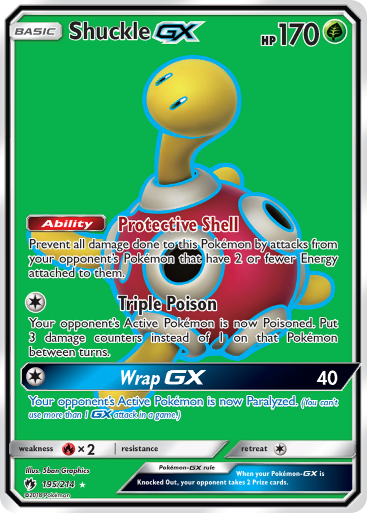 Shuckle GX (195/214) [Sun & Moon: Lost Thunder] | Silver Goblin