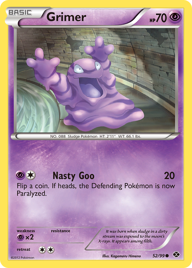 Grimer (52/99) [Black & White: Next Destinies] | Silver Goblin