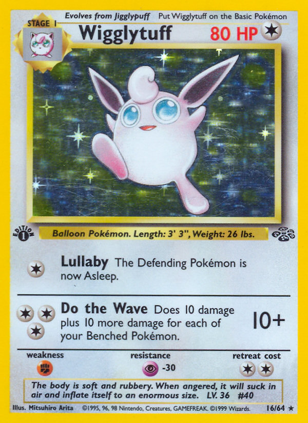 Wigglytuff (16/64) [Jungle 1st Edition] | Silver Goblin