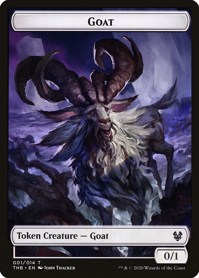 Goat Token [Theros Beyond Death Tokens] | Silver Goblin