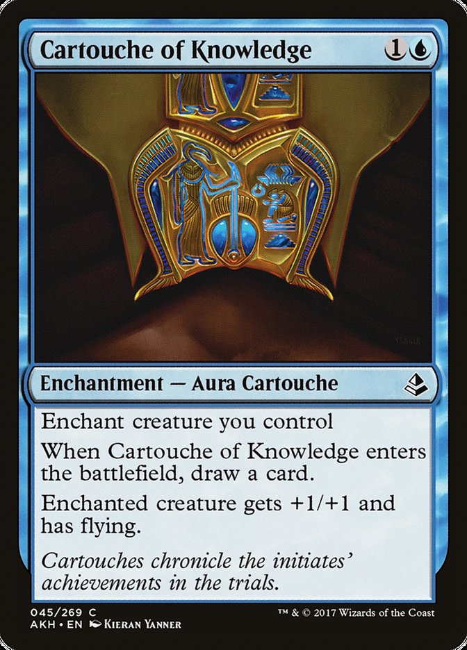 Cartouche of Knowledge [Amonkhet] | Silver Goblin