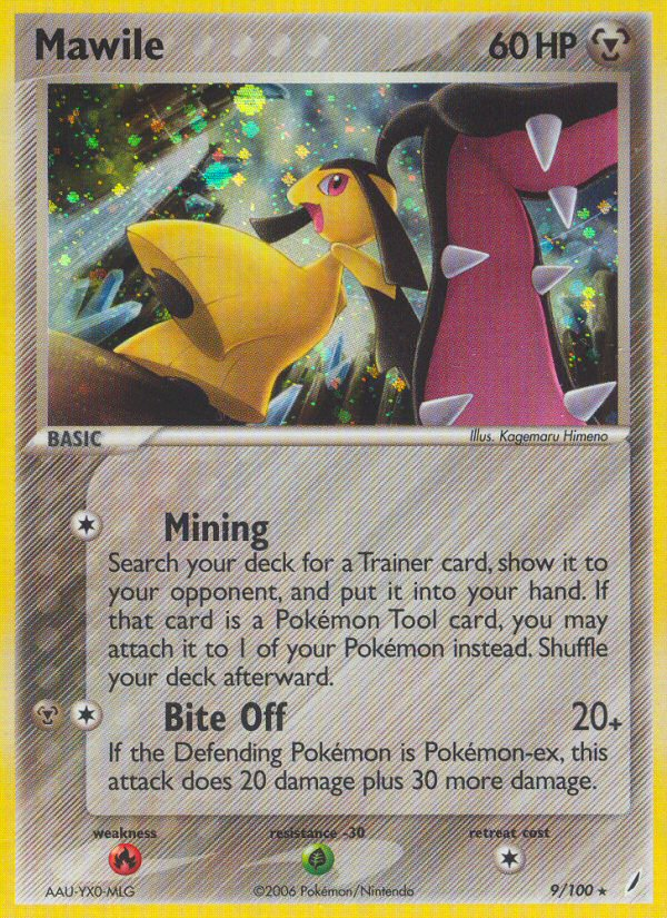 Mawile (9/100) [EX: Crystal Guardians] | Silver Goblin