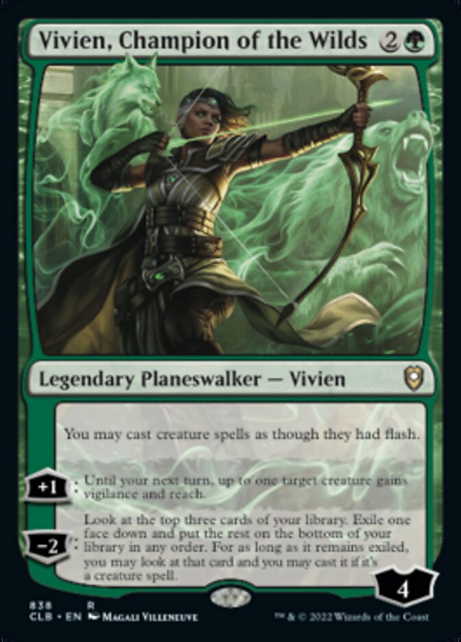 Vivien, Champion of the Wilds [Commander Legends: Battle for Baldur's Gate] | Silver Goblin
