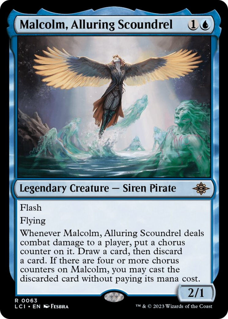 Malcolm, Alluring Scoundrel [The Lost Caverns of Ixalan] | Silver Goblin