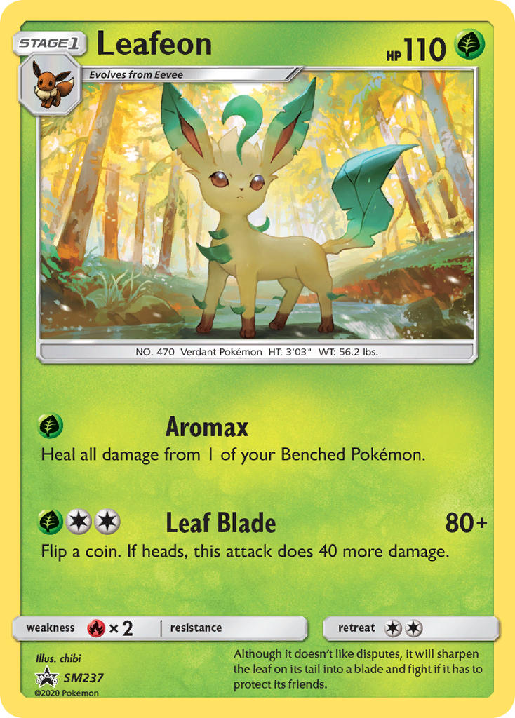 Leafeon (SM237) [Sun & Moon: Black Star Promos] | Silver Goblin