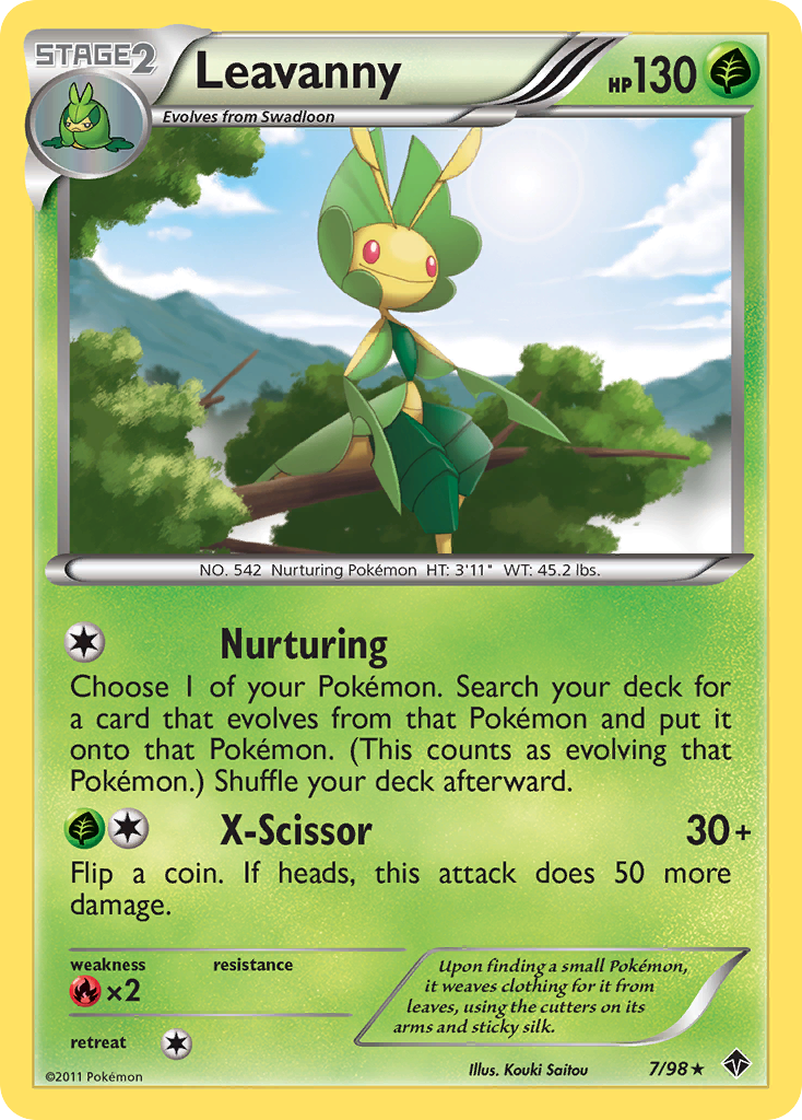 Leavanny (7/98) [Black & White: Emerging Powers] | Silver Goblin