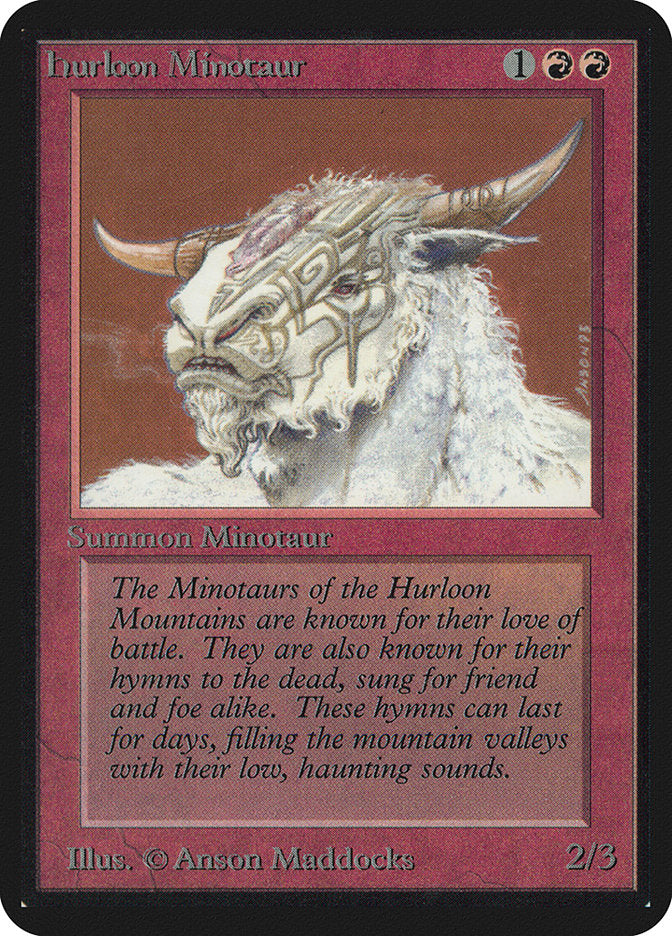 Hurloon Minotaur [Alpha Edition] | Silver Goblin