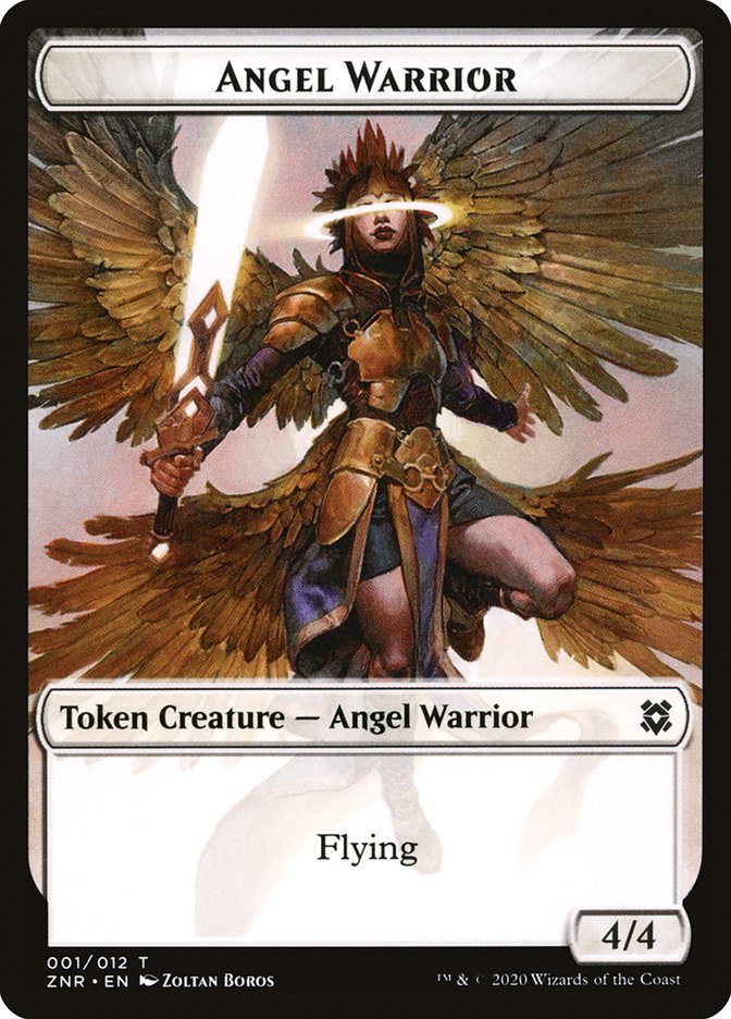 Angel Warrior Token [Zendikar Rising Tokens] | Silver Goblin