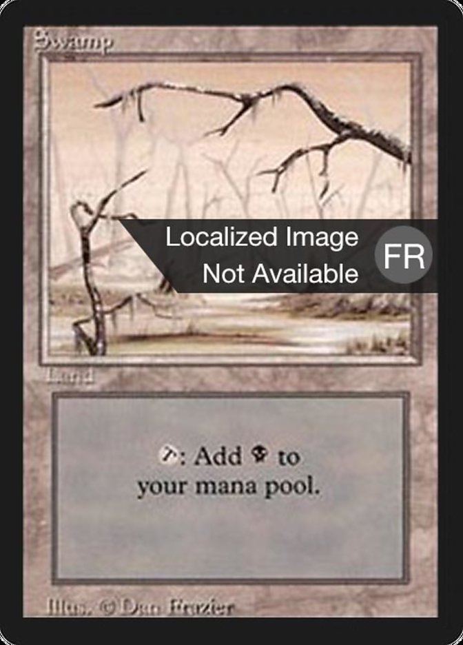 Swamp (B) [Foreign Black Border] | Silver Goblin