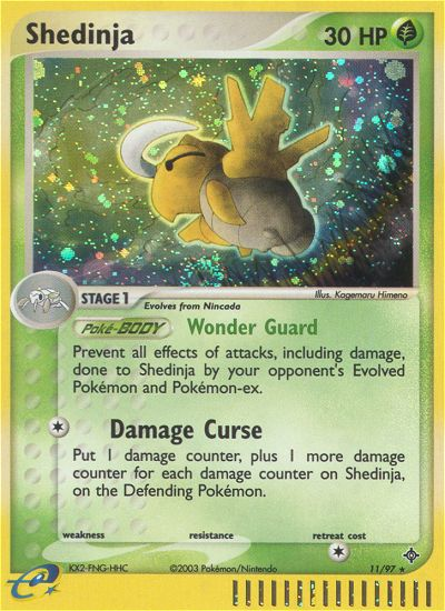 Shedinja (11/97) [EX: Dragon] | Silver Goblin