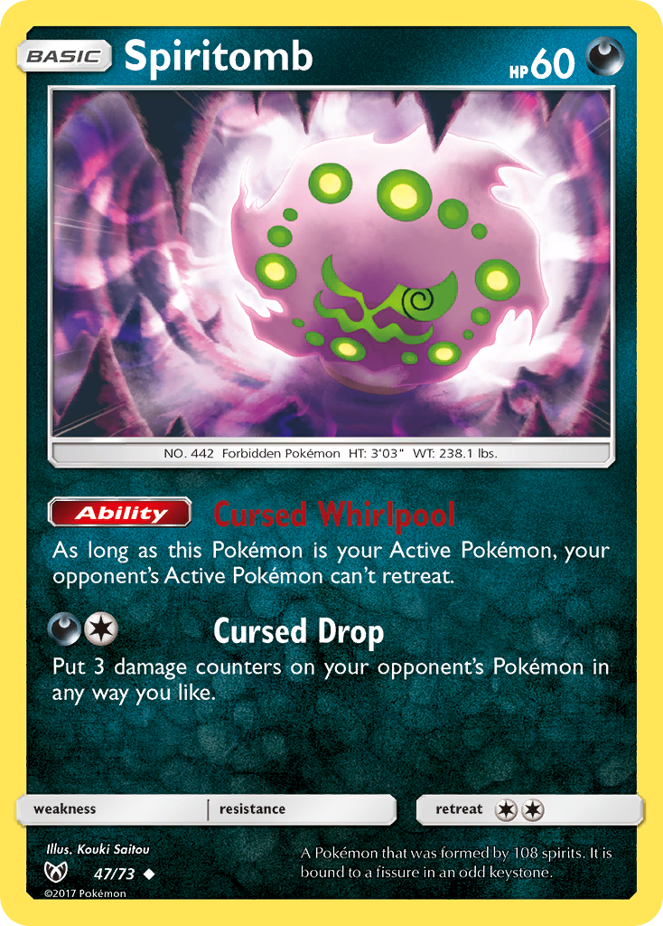 Spiritomb (47/73) [Sun & Moon: Shining Legends] | Silver Goblin