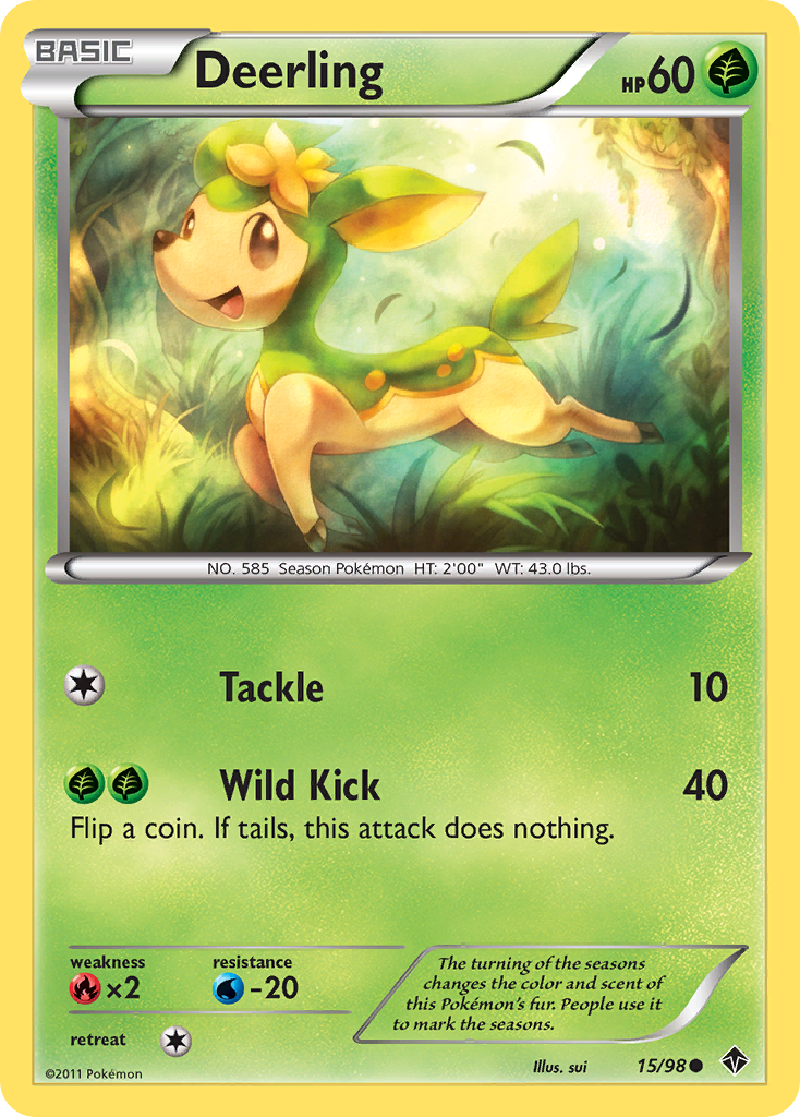 Deerling (15/98) [Black & White: Emerging Powers] | Silver Goblin