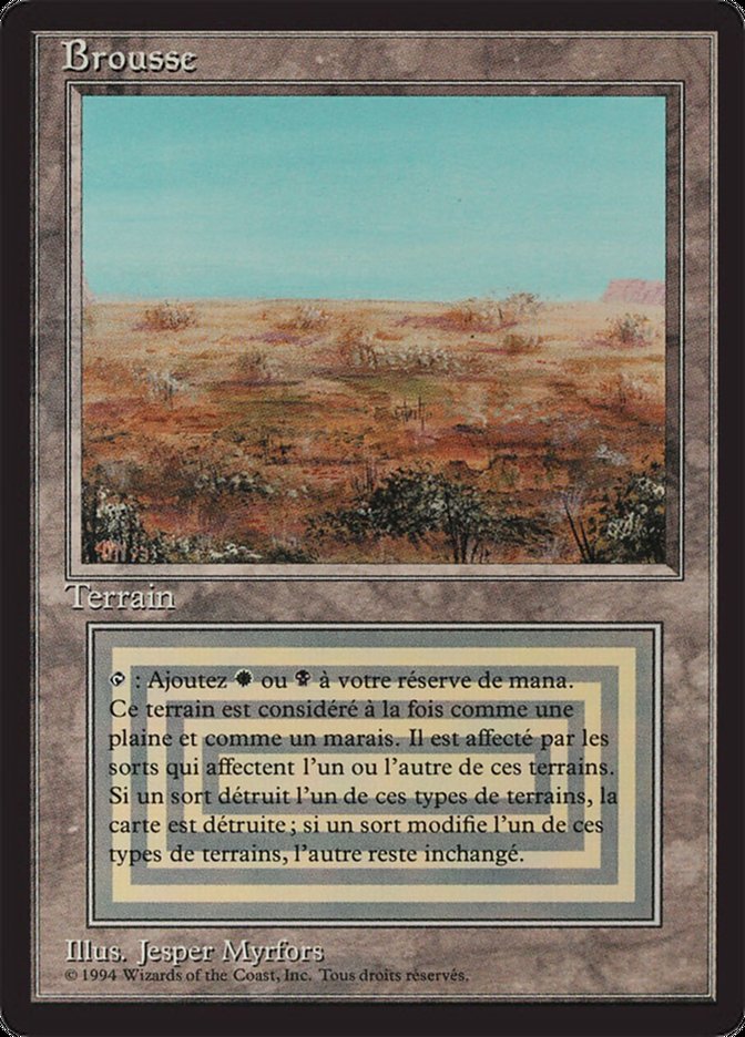 Scrubland [Foreign Black Border] | Silver Goblin