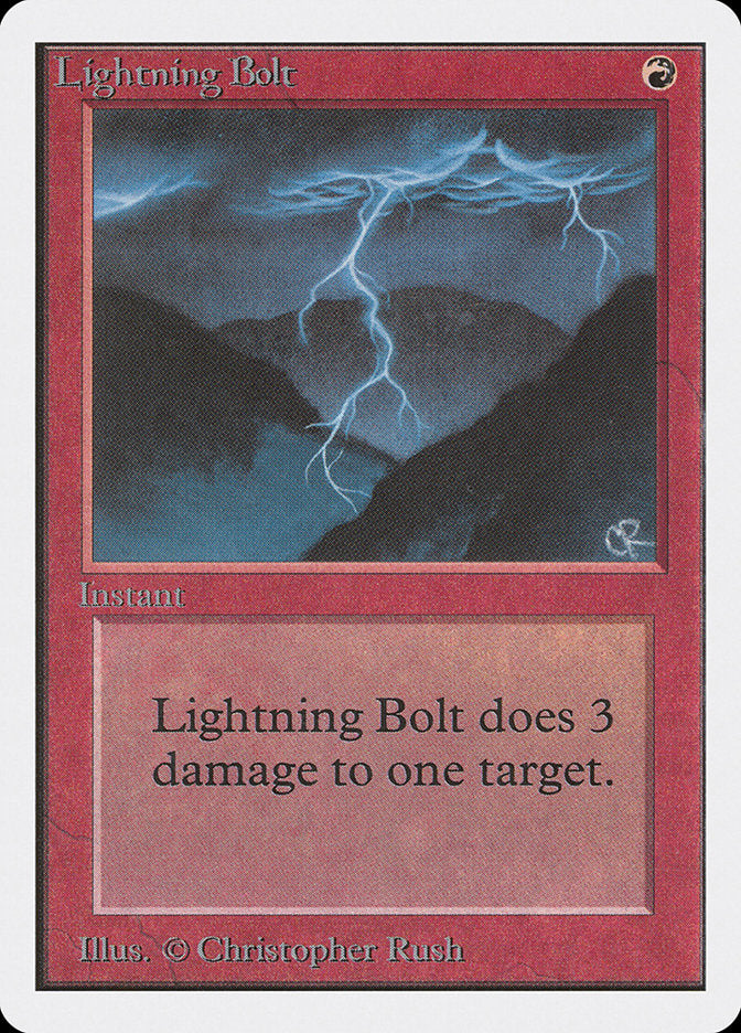 Lightning Bolt [Unlimited Edition] | Silver Goblin