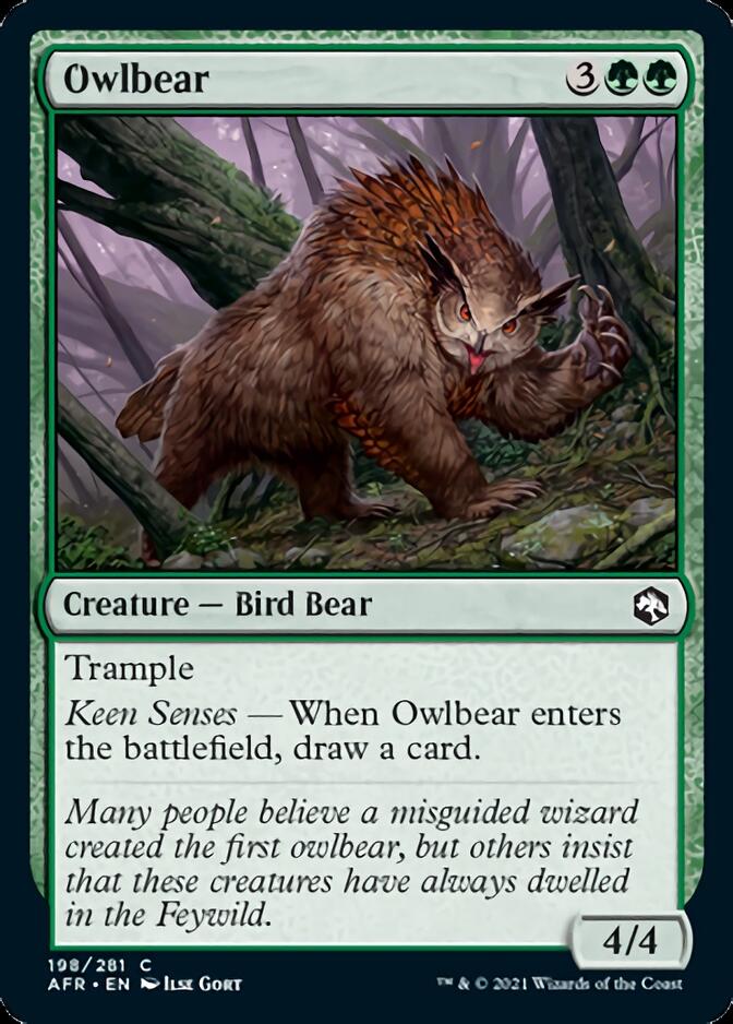 Owlbear [Dungeons & Dragons: Adventures in the Forgotten Realms] | Silver Goblin