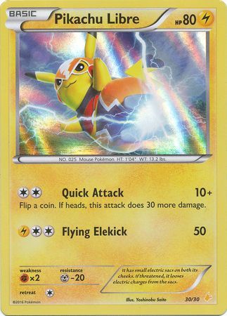 Pikachu Libre (30/30) [XY: Trainer Kit 3 - Pikachu Libre] | Silver Goblin