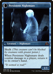 Startled Awake // Persistent Nightmare [Shadows over Innistrad Prerelease Promos] | Silver Goblin