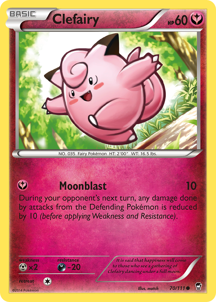 Clefairy (70/111) [XY: Furious Fists] | Silver Goblin
