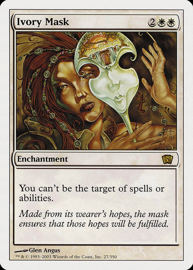 Ivory Mask [Eighth Edition] | Silver Goblin