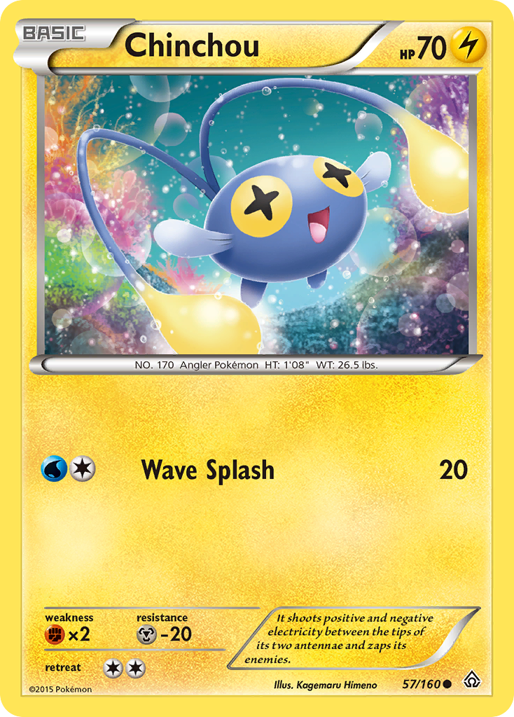 Chinchou (57/160) [XY: Primal Clash] | Silver Goblin