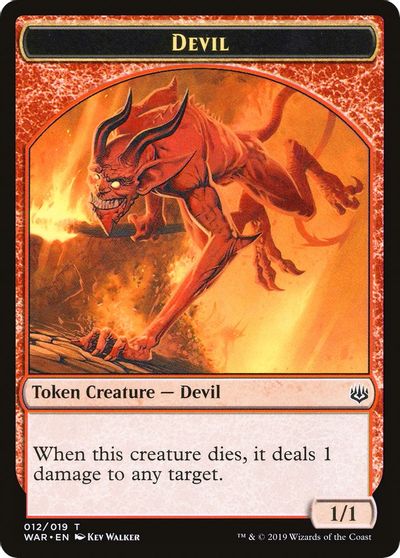Devil // Satyr Double-Sided Token [Challenger Decks 2020 Tokens] | Silver Goblin