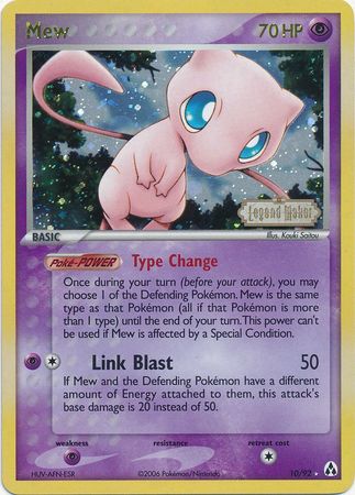 Mew (10/92) (Stamped) [EX: Legend Maker] | Silver Goblin