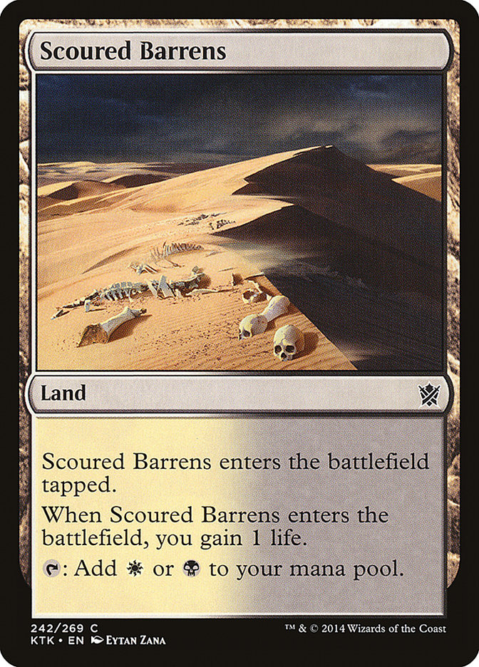 Scoured Barrens [Khans of Tarkir] | Silver Goblin