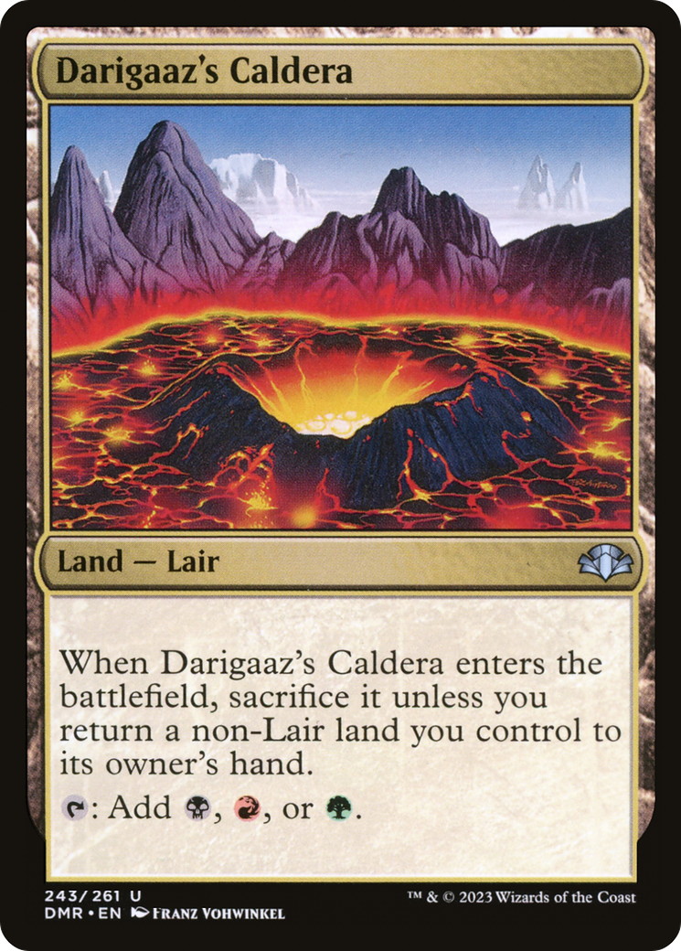 Darigaaz's Caldera [Dominaria Remastered] | Silver Goblin