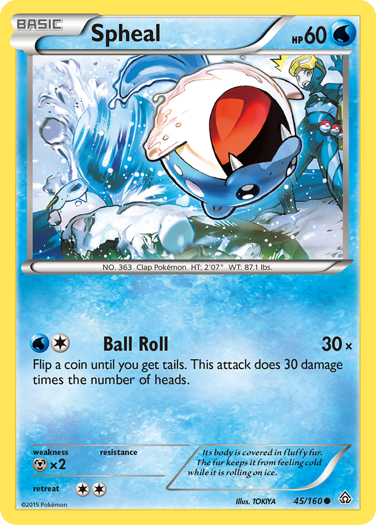 Spheal (45/160) [XY: Primal Clash] | Silver Goblin