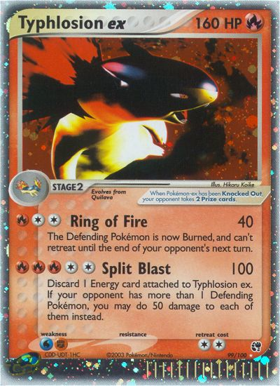 Typhlosion ex (99/100) [EX: Sandstorm] | Silver Goblin