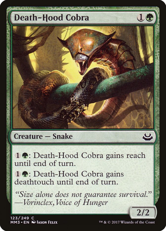 Death-Hood Cobra [Modern Masters 2017] | Silver Goblin