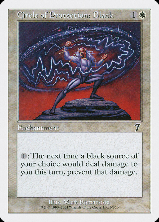 Circle of Protection: Black [Seventh Edition] | Silver Goblin