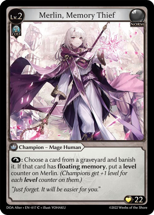 Merlin, Memory Thief (017) [Dawn of Ashes: Alter Edition] | Silver Goblin