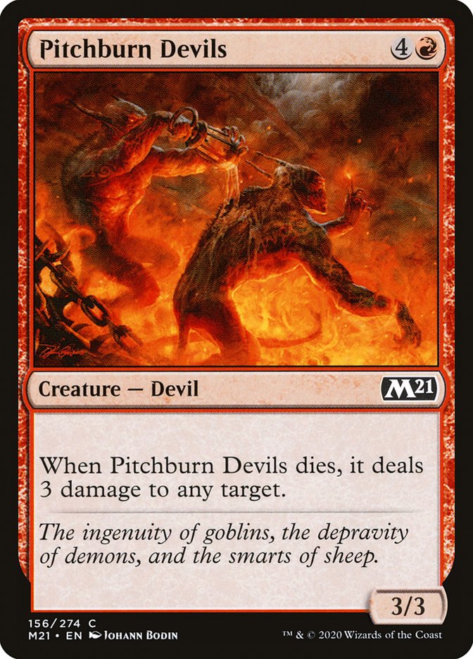 Pitchburn Devils [Core Set 2021] | Silver Goblin