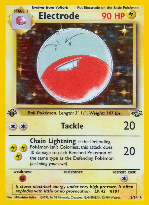 Electrode (2/64) [Jungle 1st Edition] | Silver Goblin