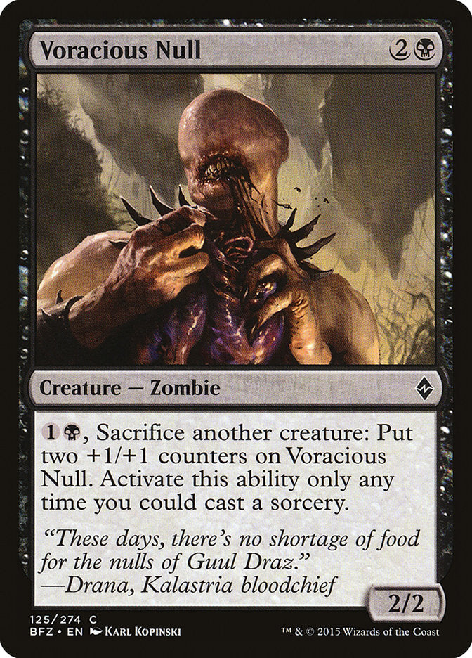 Voracious Null [Battle for Zendikar] | Silver Goblin