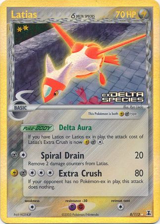 Latias (8/113) (Delta Species) (Stamped) [EX: Delta Species] | Silver Goblin