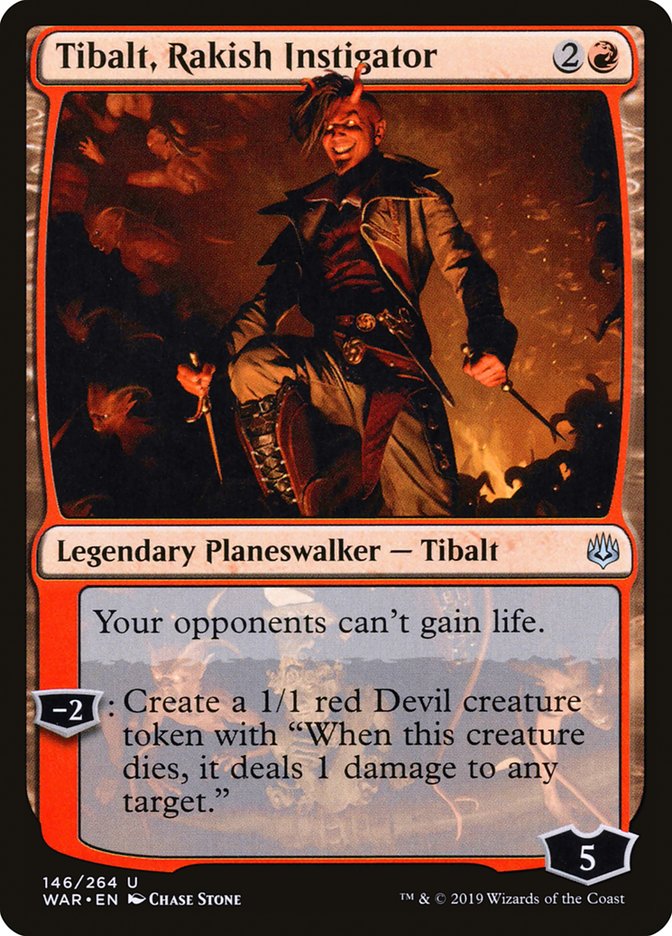 Tibalt, Rakish Instigator [War of the Spark] | Silver Goblin