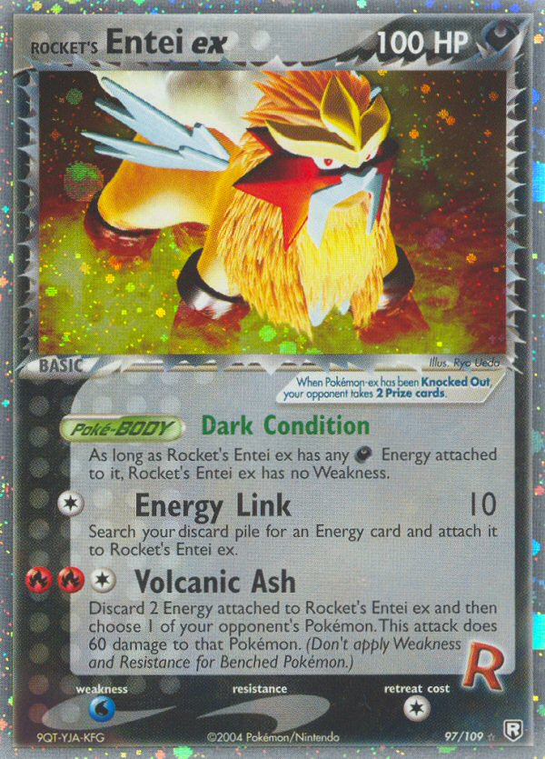 Rocket's Entei ex (97/109) [EX: Team Rocket Returns] | Silver Goblin