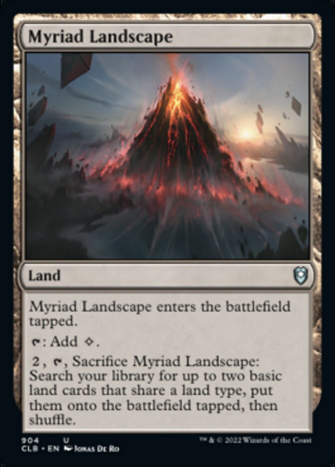 Myriad Landscape [Commander Legends: Battle for Baldur's Gate] | Silver Goblin