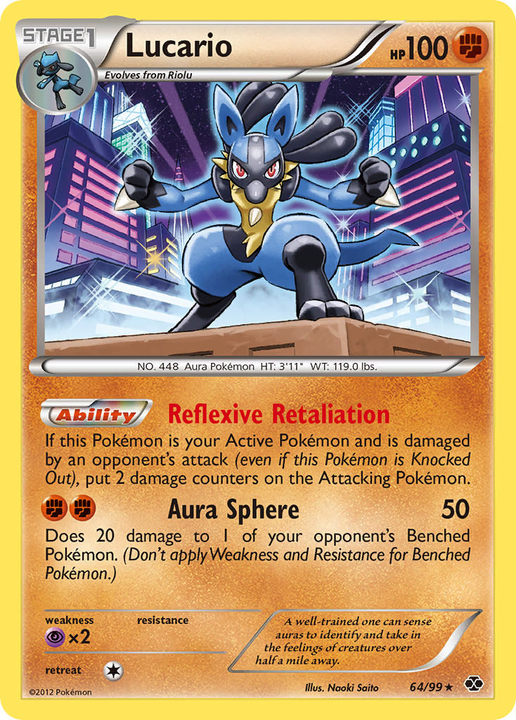 Lucario (64/99) [Black & White: Next Destinies] | Silver Goblin