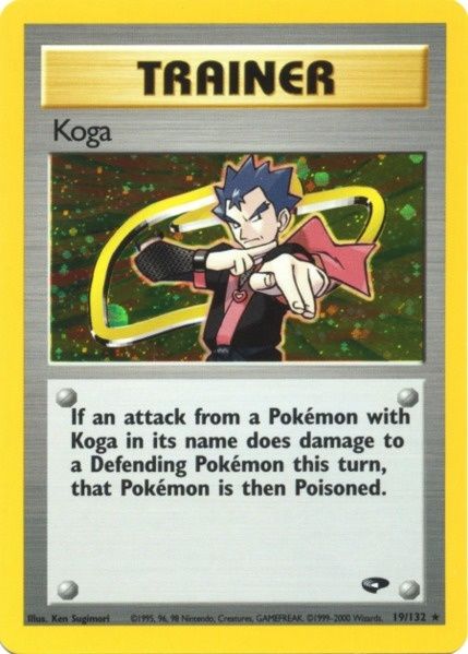 Koga (19/132) [Gym Challenge Unlimited] | Silver Goblin