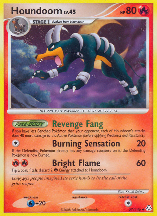 Houndoom (57/146) [Diamond & Pearl: Legends Awakened] | Silver Goblin