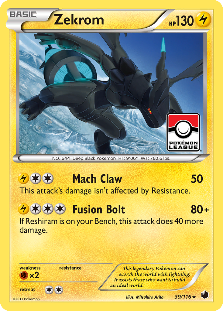 Zekrom (39/116) [Black & White: Plasma Freeze] | Silver Goblin