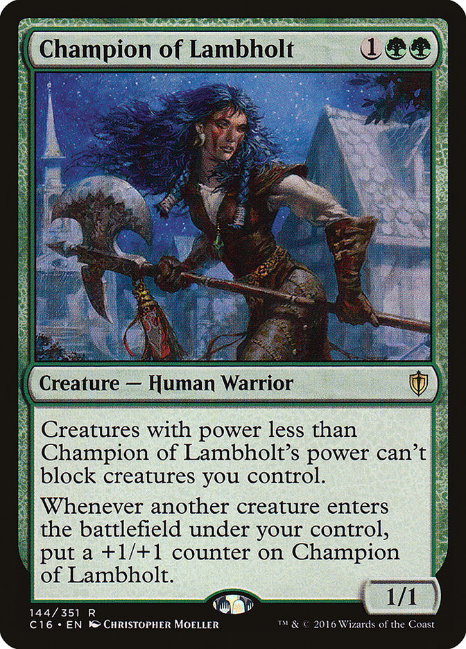 Champion of Lambholt [Commander 2016] | Silver Goblin